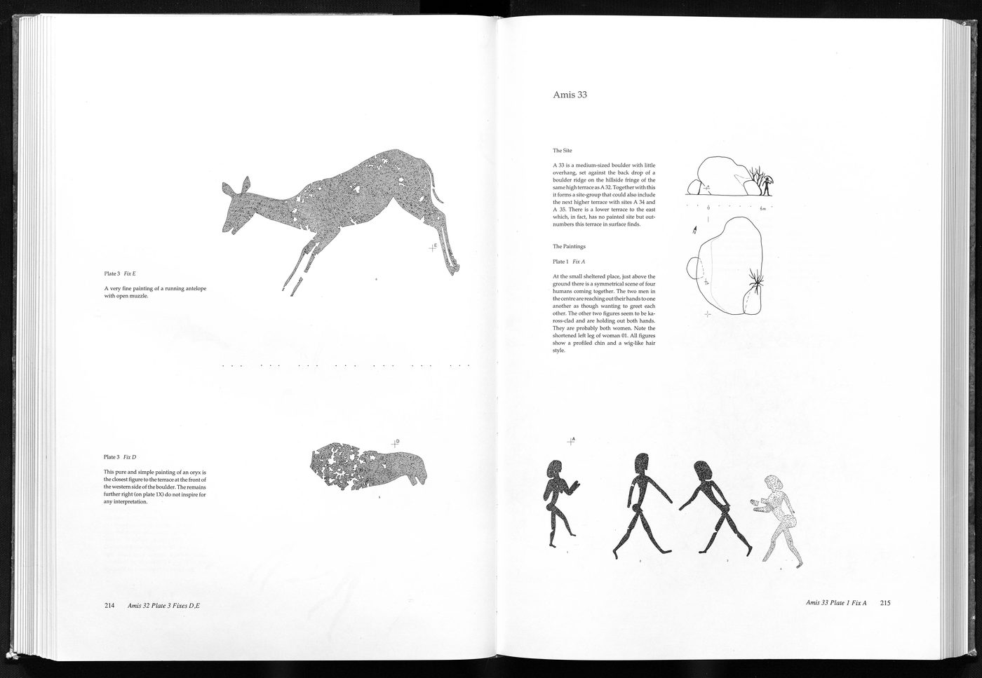 Grayscale version of the same spread.